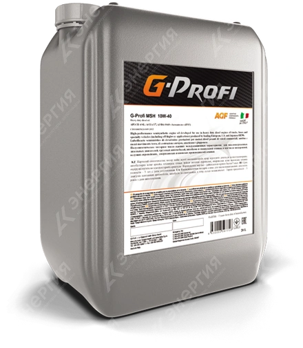 Изображение 0 товара Моторное масло G-Profi MSH 10W-40 Полусинтетическое 20 литров