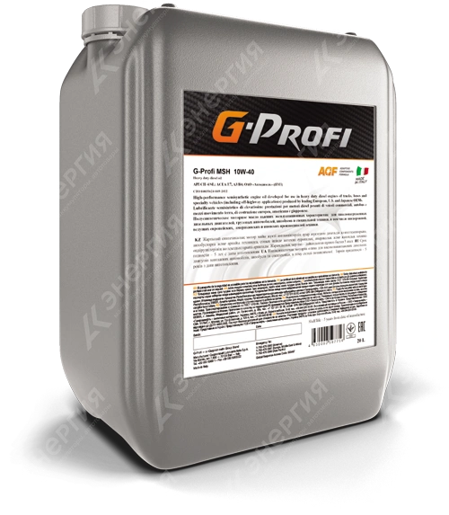 Изображение 0 товара Моторное масло G-Profi MSH 10W-40 Полусинтетическое 20 литров