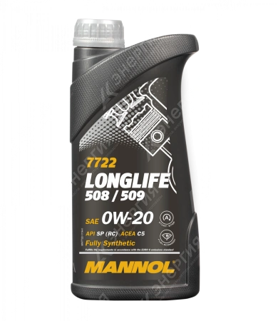 Изображение 0 товара 0w20 Масло моторное Mannol Longlife 1л канистра