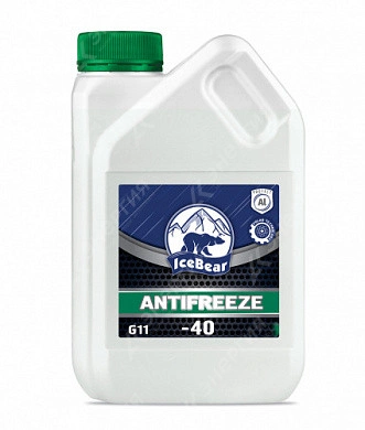 Изображение 0 товара Антифриз IceBear зеленый 1кг канистра