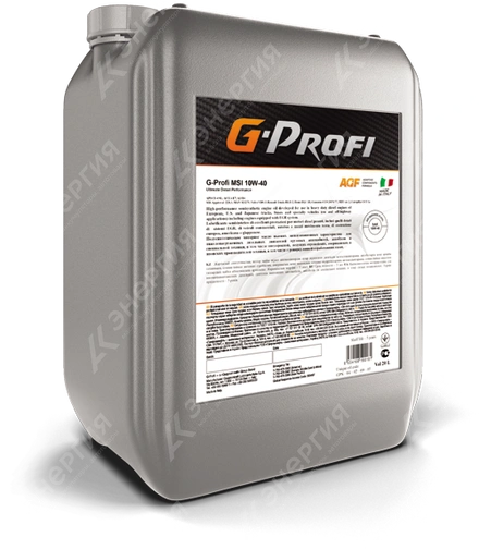 Изображение 0 товара Моторное масло G-Profi MSI 10W-40 Синтетическое 10 литров