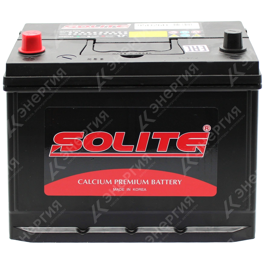 Изображение 1 товара Аккумулятор автомобильный 12В 85Ач Solite Asia 95D26R прямой полярности