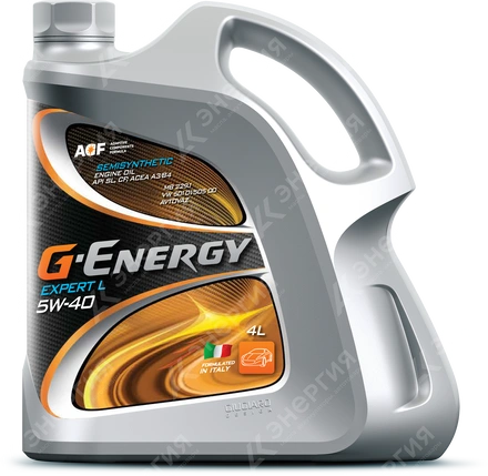 Изображение 0 товара Моторное масло G-Energy Expert L 5W-40 Полусинтетическое 4 литра