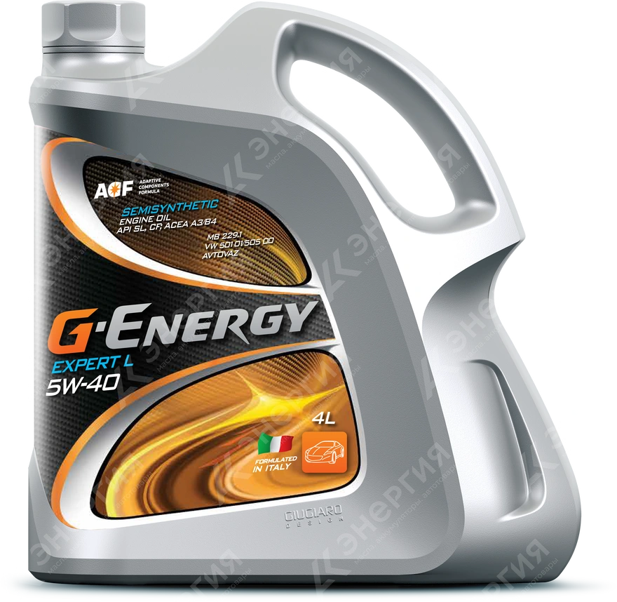 Изображение 0 товара Моторное масло G-Energy Expert L 5W-40 Полусинтетическое 4 литра