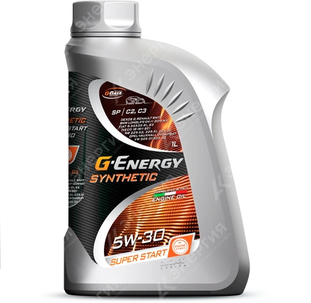 Изображение 0 товара Моторное масло G-Energy Synthetic Super Start 5W-30 Синтетическое 1 литр