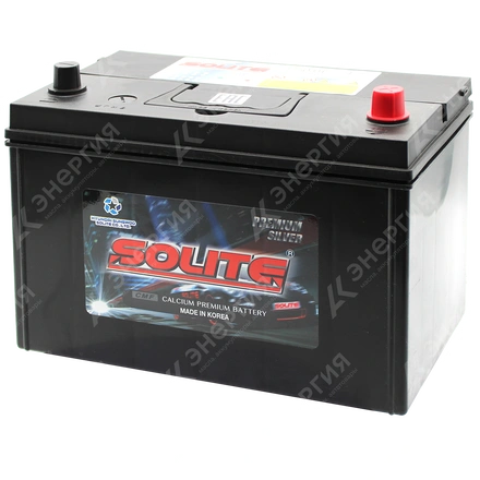 Изображение 2 товара Аккумулятор автомобильный 12В 110Ач Solite Siver Asia 125D31L обратной полярности
