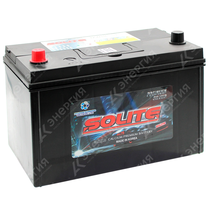 Изображение 0 товара Аккумулятор автомобильный 12В 110Ач Solite Siver Asia 125D31R прямой полярности