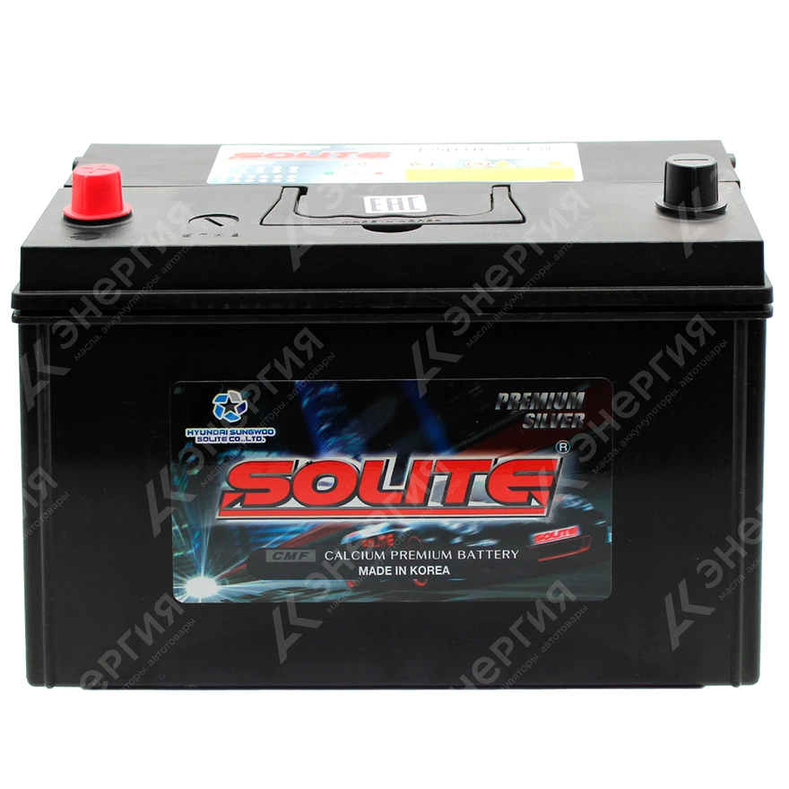 Изображение 1 товара Аккумулятор автомобильный 12В 110Ач Solite Siver Asia 125D31R прямой полярности