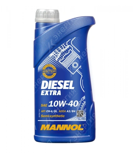 Изображение 0 товара Масло моторное 10W40 Mannol Diesel Extra 1л канистра