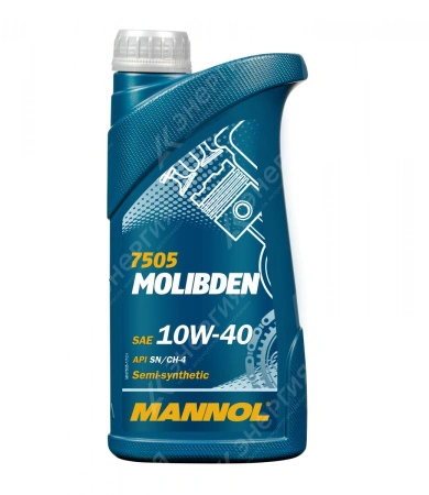 Изображение 0 товара Масло моторное 10W40 Mannol Molibden Benzin SL/CF 1л канистра