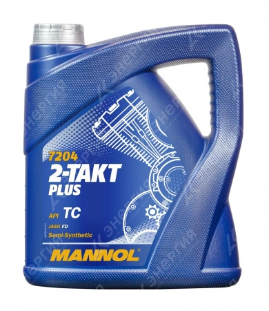 Изображение 0 товара Масло моторное Mannol 2-ТAKT PLUS 4л канистра