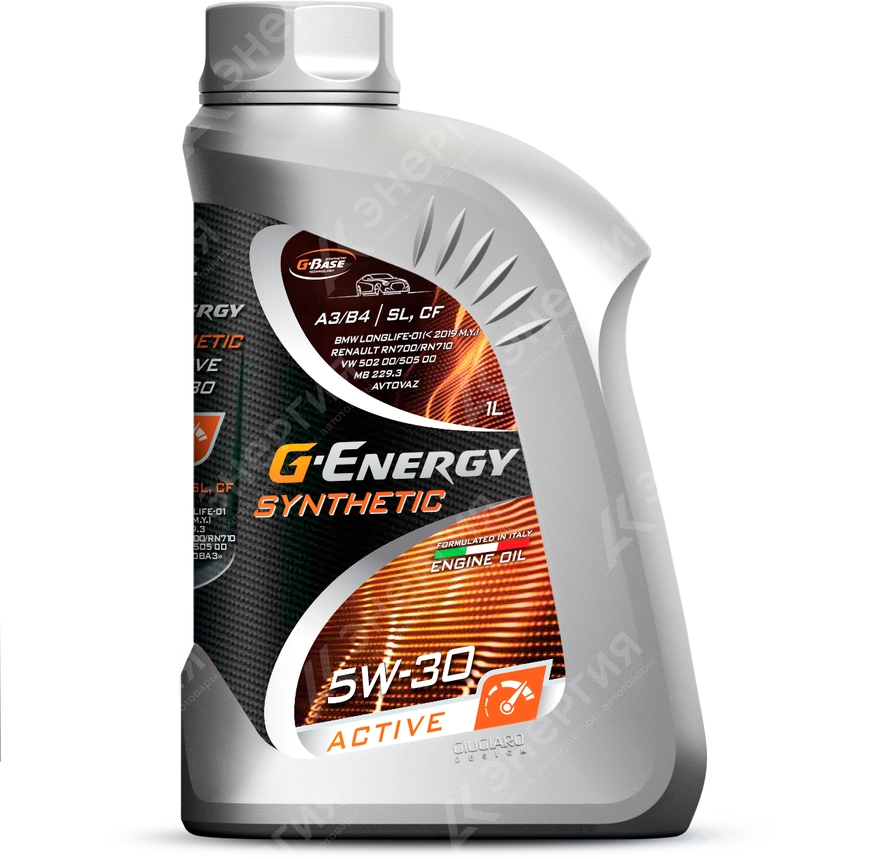 Изображение 0 товара Моторное масло G-Energy Synthetic Active 5W-30 Синтетическое 1 литр