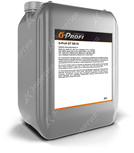 Изображение 0 товара Моторное масло G-Profi GT 5W-30 Синтетическое 20 литров