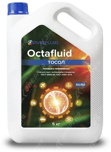 Изображение 0 товара Тосол Octafluid 5кг канистра