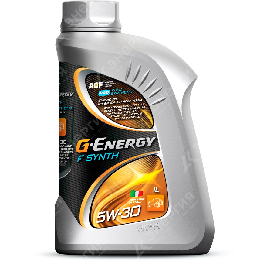 Изображение 0 товара Моторное масло G-Energy F Synth 5W-30 Синтетическое 1 литр