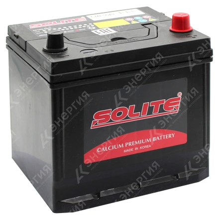 Изображение 0 товара Аккумулятор автомобильный 12В 50Ач Solite CMF 50D20L обратной полярности