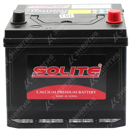 Изображение 1 товара Аккумулятор автомобильный 12В 50Ач Solite CMF 50D20L обратной полярности