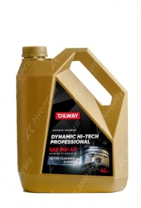 Изображение 0 товара Масло моторное 5W40 Oilway Dynamic Hi-Tech Professional 4л канистра