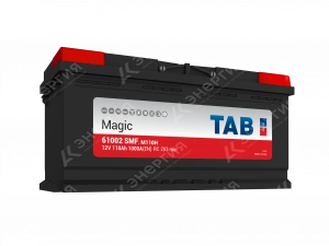 Изображение 0 товара Аккумулятор автомобильный 12В 110Ач TAB Magic обратной полярности