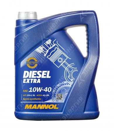 Изображение 0 товара Масло моторное 10W40 Mannol Diesel Extra 5л канистра
