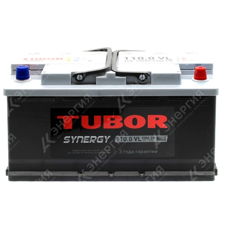 Изображение 1 товара Аккумулятор автомобильный 12В 110Ач TUBOR SYNERGY обратной полярности
