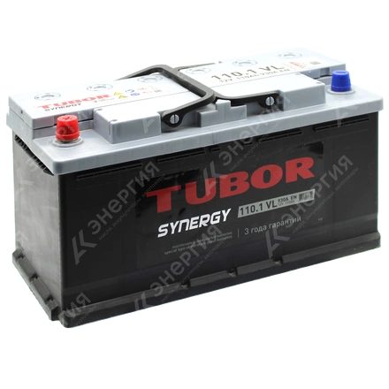 Изображение 0 товара Аккумулятор автомобильный 12В 110Ач TUBOR SYNERGY прямой полярности