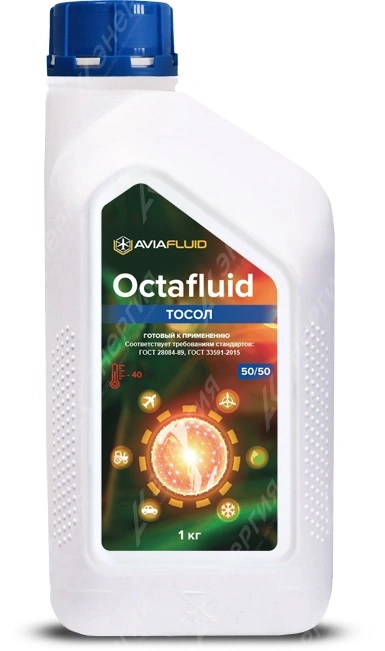 Изображение 0 товара Тосол Octafluid 1кг канистра