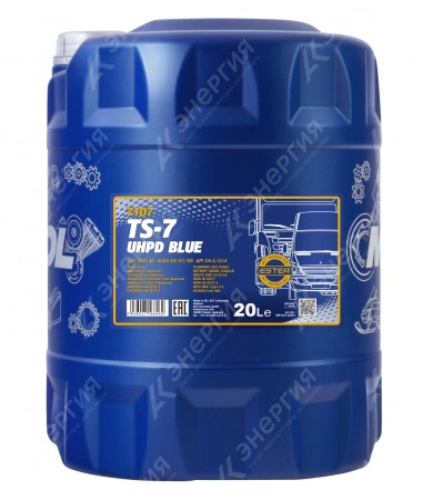 Изображение 0 товара 10w40 Масло моторное Mannol TS-7 UHPD Blue CJ-4 20л канистра